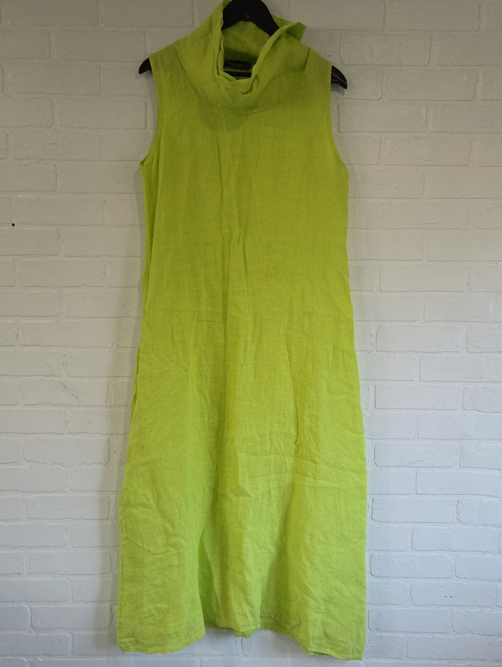 Francesca Bettini Lovely Lime Linen Maxi